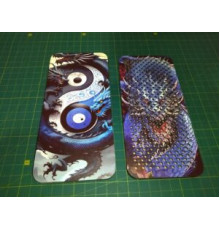 Дошка садху, інь-янь, синій дракон