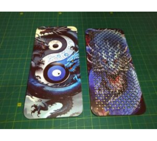 Дошка садху, інь-янь, синій дракон