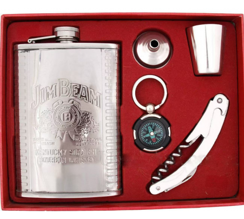 Подарунковий набір ФЛЯГА +Компас + Мульти ніж wine jug 5508 (60)