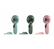 Вентилятор міні з підставкою для телефону та дисплеєм Mini fan 892 HH-F10(60)