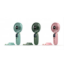 Вентилятор міні з підставкою для телефону та дисплеєм Mini fan 892 HH-F10(60)