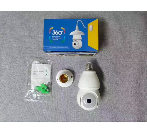 360 Камера камери D1 E27 wifi камери app icsee (100)