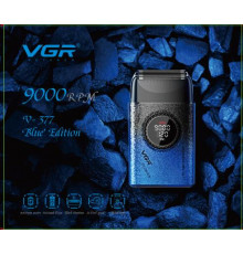 377 VGR Тримет для волосся шейвер hair clippers V-377 V-377 BLUE (40)