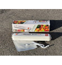 Вакуумний пакувальник, побутовий автоматичний апарат NEW БІЛИЙ (40)