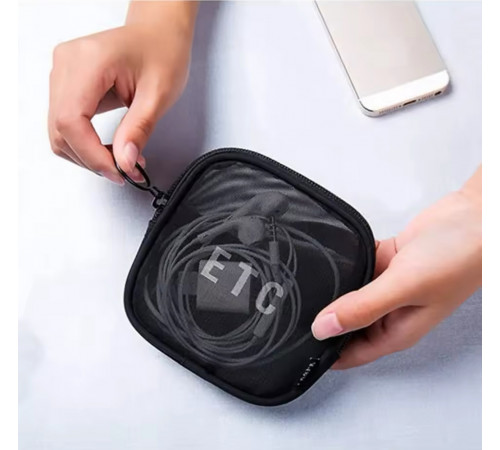 Косметичка жіноча ПРОЗРАЧНА на блискавці, органайзер Для Дрібниць, XL-1013 (480)