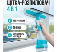 ОЧИСТИТЕЛЬ ОКОН щетка-распылитель для окон 4 в 1   5891 (50)