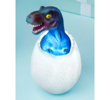 Дитячий світильник SUNROZ 3D Dinosaur Lamp лампа-нічник "Дінозаврик в яйці" з пультом ДУ (60)
