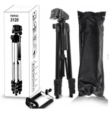 Штатив універсальний 1.02м для фотоапарата та телефону трипод металевий TRIPOD 3120 (40)