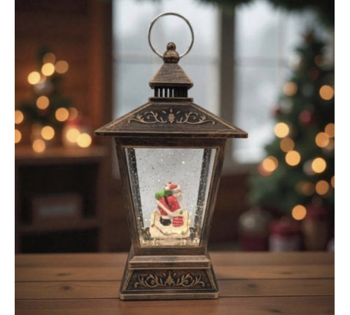 Новорічний Декоративний ліхтар сніговий Ліхтар 5687 (16)