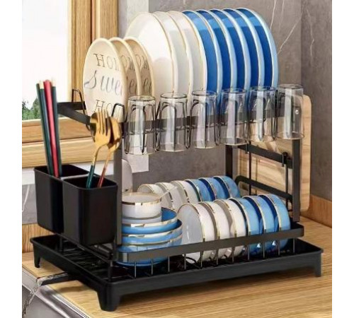 Кухонний Стелаж -Сушарка Для Посуду Органайзер kitchenware LY-969 (10)