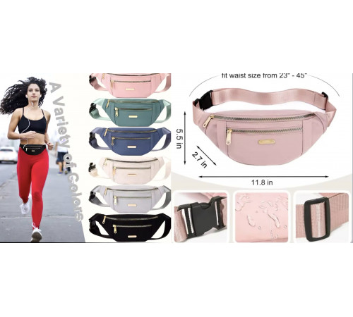 Спортивная Сумка модные легкие бананки через плечо для бега Women's backpack	  XL-1211 (240)