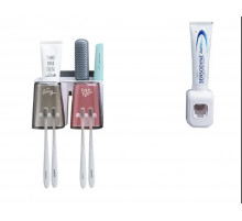 027 Настінний Тримач Зубної Щітки , Пасти + 2 Склянки XL-153 ( 72)