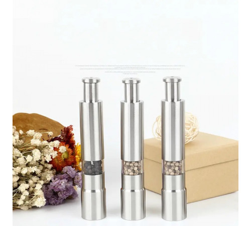 Подрібнювач для солі та перцю, ручна подрібнювач із нержавіючої сталі XL-552 (100)