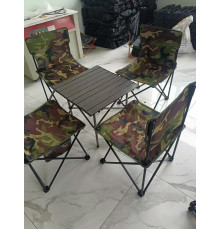 Стіл +4 стільці Folding table and chair 70-50 (4)