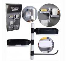 Настінна Мило Полиця, що обертається -Мильниця настінна Rotary Drawer Type Soar Box xl-160(100)