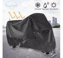 Чохол для мотоцикла, вітрозахисний, круглий, з поліестеру, тафти, 210T, M-розмір 269 (100)