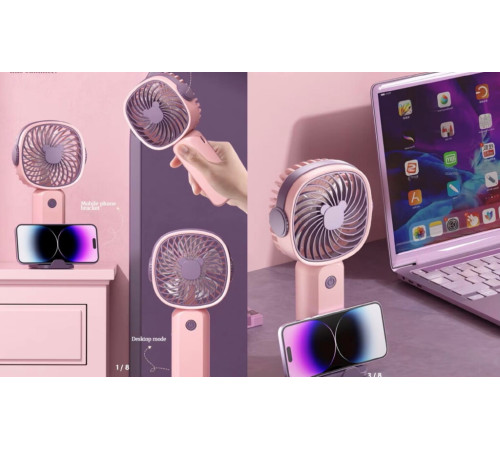 Вентилятор настольный мини ручной с USB   ТОП    Handheld fan	 LY-838 KLW-F8  (120)