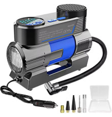 НАСОСПортативний автомобільний повітряний компресор, 12 В, з цифровим дисплеєм air pump  25521-3 (18
