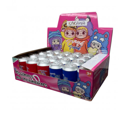 Брелок WAKUKU KAKAWA 057J (в баночках coca-cola-сюрприз) 24 шт/упак