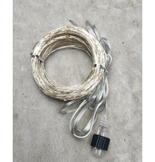 4503 2025 Гірлянда 100*1000 Мідний провід Теплий колір  27-15 (60)