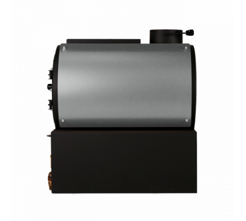 Печь дровяная отопительная DS Classic с варочной поверхностью + кожух серебряный