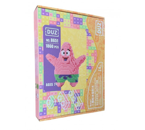 Конструктор 3D Патрік 8651 (1860 дет.) (39 шт)