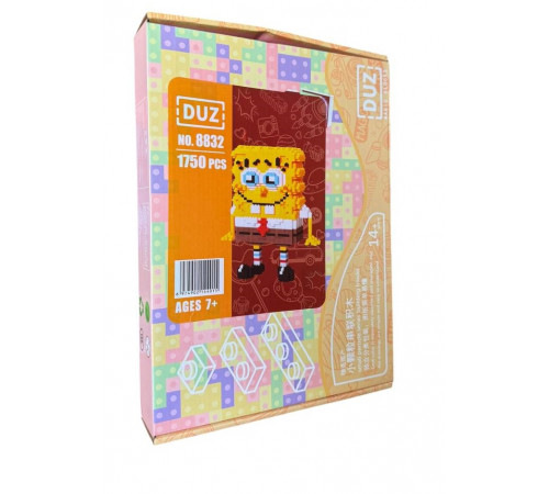 Конструктор 3D Губка Боб 8832 (1750 дет.) (39 шт)
