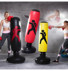 Боксерська груша-стовп надувна на підставці 160 см (40 шт)