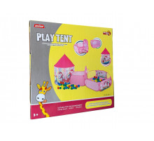 Дитячий намет «Єдиноріг» 3-в-1 з басейном для кульок (тунель + намет + манеж) 606-509-3