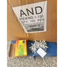 4477 2025 Прозорий Провід Гірлянда 5m 80 led МІКС MIX clear wire  1-150 (100)