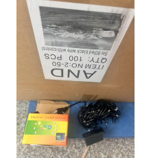 4478 2025 Чорний Провід Гірлянда 5m 80 led clear black with control  2-50 (100)