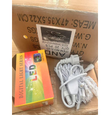 4481-код2025 Чорний Провід Гірлянда 5m 80 led black with Вулиця Тепла  5-20 (20)