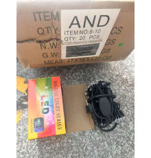 4284 2025Чорний ПровідГірлянда 8m80led2,30м Вулиця ЗЕЛЕНІwire still 8-10(20)