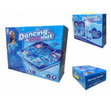 Коврик танцювальний Dancing Playmat з музикою та підсвіткою блакитний 2221-4