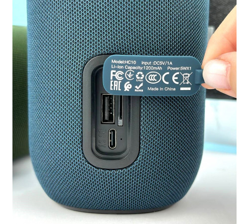 УЦІНКА Портативна колонка Hoco HC10 Sonar sports (18,0*9,0*9,0 см) (під ремонт)