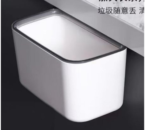 мусорное ведро на дверь БЕЛОЕ     МАЛЕНЬКОЕ      XL-1170    (96)