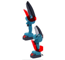 Акумуляторная Пила  СИНЯЯ Мини Электрическая Пила   2 акумулятора 4 дюйма    1153(1214) 48 в(10)