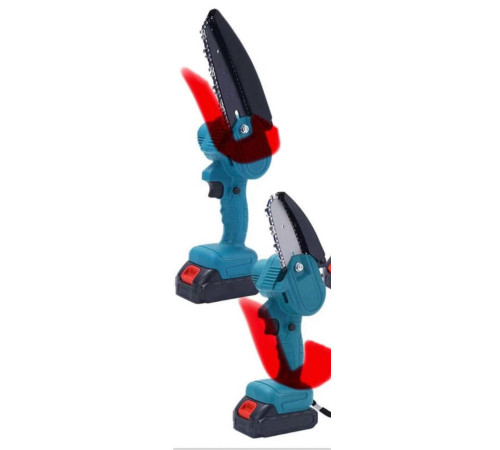 Акумуляторная Пила  СИНЯЯ Мини Электрическая Пила   2 акумулятора   6  дюйма   1154 (1215)  (10)