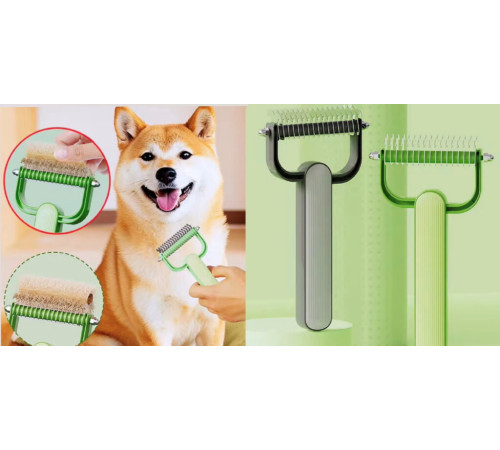 159   Щетка для вычесывания шерсти. Чесалка для животных  Чесалка  Pet Comb	 1-60  (240)