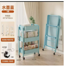 Етажерка на колесах 3 полиці для підлоги -108-5¶-4pcs (4)