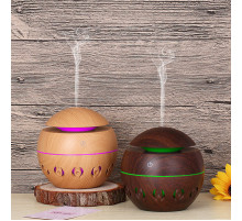 Увлажнитель-Ароматизатор воздуха ультразвуковой с подсветкой, 130 мл  цветов KJR-012  (60)