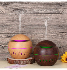 Зволожувач-Ароматизатор повітря ультразвуковий з підсвічуванням, 130 мл кольорів KJR-012 (60)