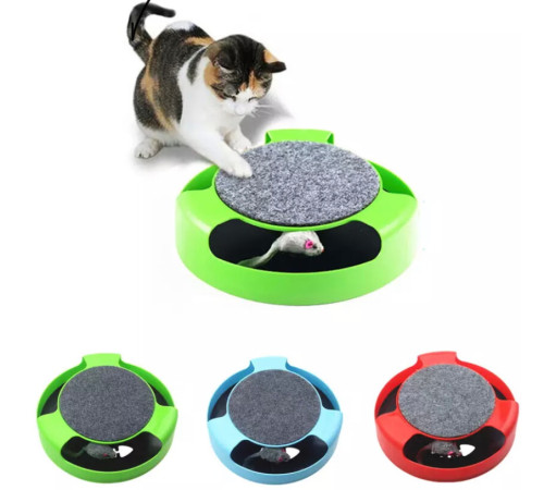 Игрушка Интерактивная когтедерка для котов и кошек поймать мышку Catch The Mouse   (28)