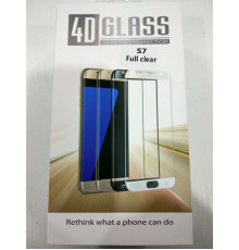 РАСПРОДАЖА Панель передняя 4D GLASS S7 (gold) //