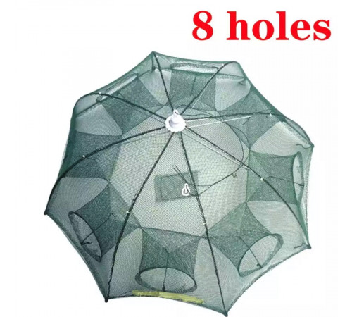 Сеть рыболовная Автоматическая, 4-8 отверстий, нейлоновая, складная  (100)