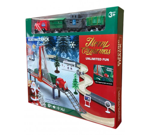 Потяг різдвяний електричний “Merry Christmas” (модель 9263-3C) (24 шт)