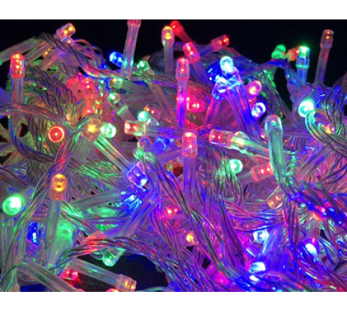 4561-код 2025 ПРОЗРАЧНЫЙ Провод Гирлянда  Light belt   300LED МИКС    107-10   (60)