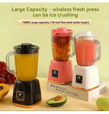 Портативний бездротовий блендер для фруктів, чашка для соку, 750 мл USB  XL-1426 (40)