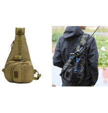 Сумка для рибальських снастей, вулична сумка для зберігання водонепроникна -6 ЗЕЛЕНА (50)