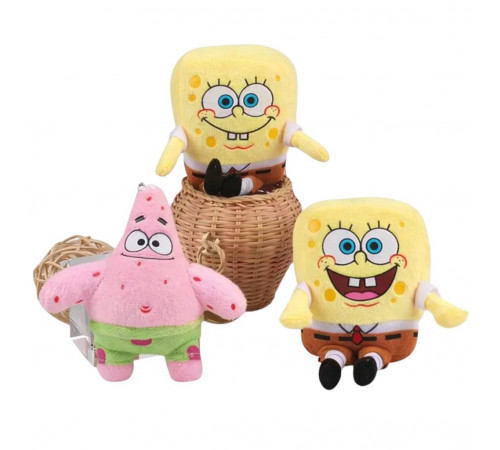 Брелок м’яка іграшка Губка Боб 002 13 см